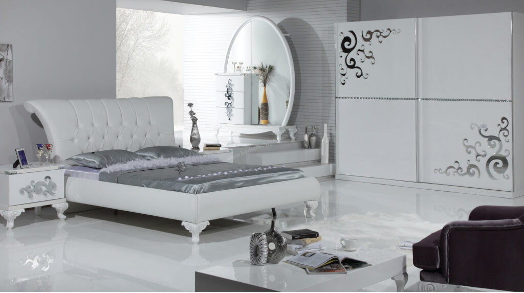 2015 Modern Yatak Odası Takımları 4 2015 Modern Yatak Odası Takımları - Beyaz Yatak Odasi
