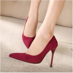 Bordo Topuklu Ayakkabı Modelleri 3 2014-New-Fashion-Womens-Font-B-Burgundy-B-Font-Nude-Pointed-Thick-Thin-High-Heels-Shoes