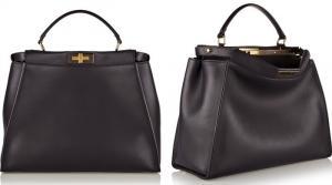 Fendi Peekaboo Bag 2015 Collection Tote Leather Handbags New Models Bug Eyes Interior 2015 Online Fashion Bags
