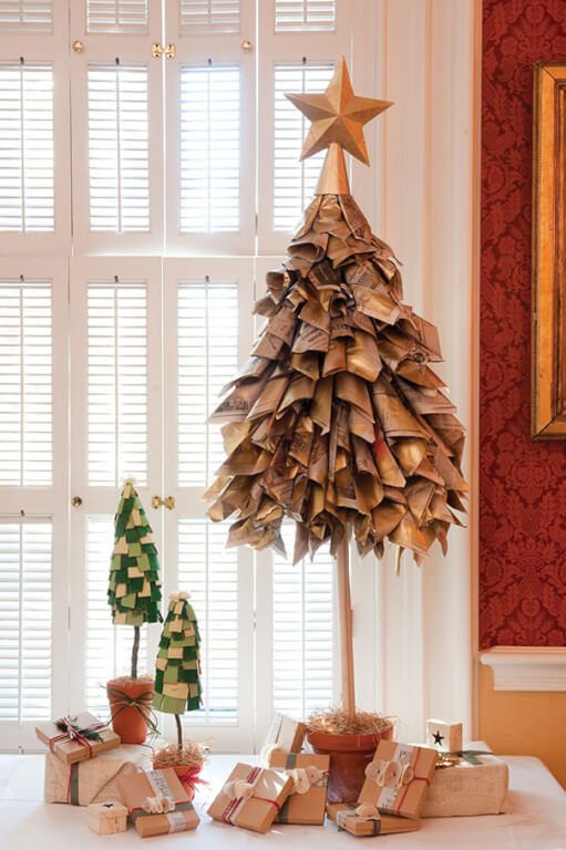 Evinizde Yaratıcı Yılbaşı Ağacı Yapın! 18 Evinizde Yaratıcı Yılbaşı Ağacı Yapın! - Diy Christmas Trees 35