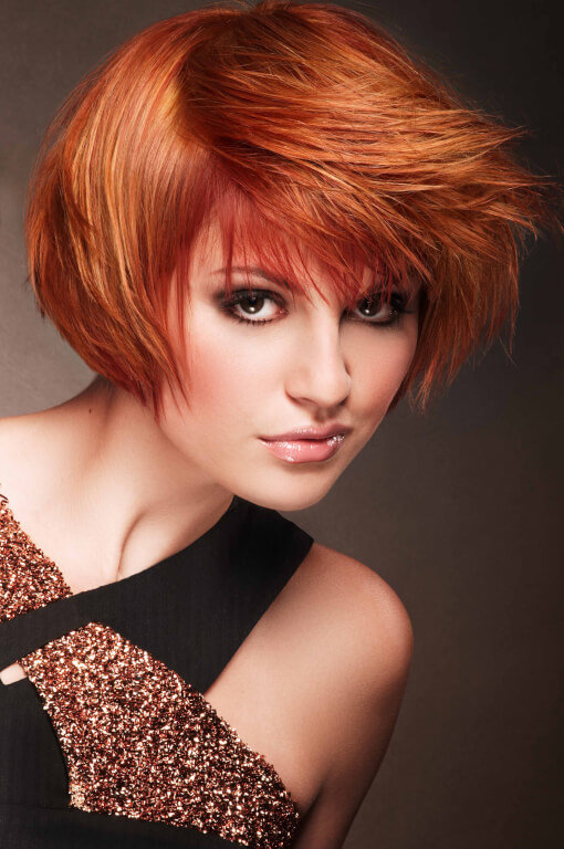 Kızıl Kısa Saç Modelleri - Kizi Kisa Sac Modeleri 5